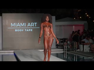 miami art body tape full show   miami swim week 2023